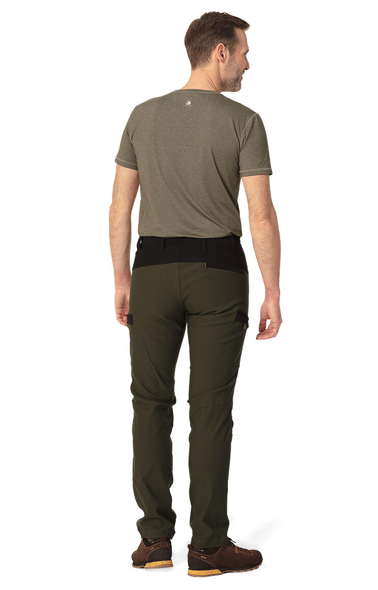 Spodnie myśliwskie męskie Tagart Cramp Pro Black Green elastyczne 3/5