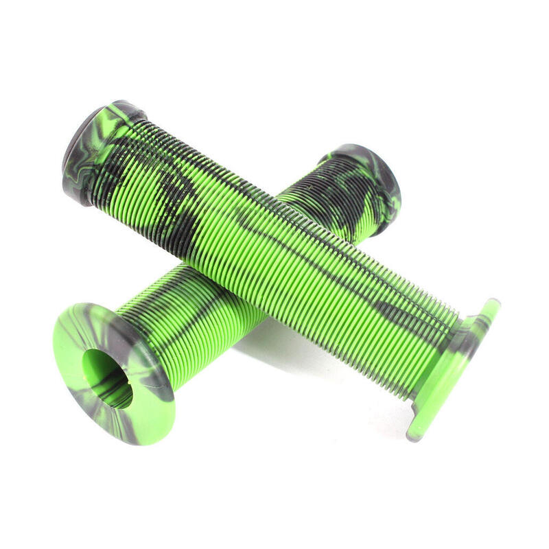 BMX HANDVATTEN 2TONE ZWART GROEN KHEBIKES