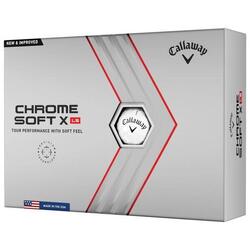 Doos met 12 Callaway Chrome Soft X LS-golfballen