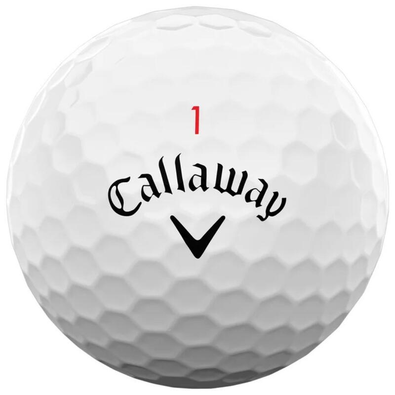 Confezione da 12 palline da golf Callaway Chrome Soft X LS