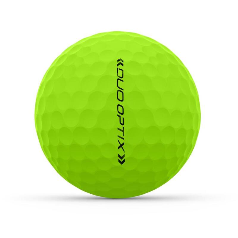 Pallina da golf Wilson Duo Optix verde