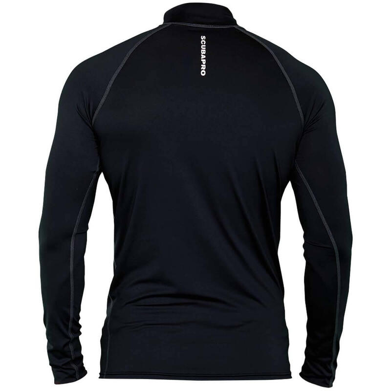 Men's Long Sleeve UPF 50 Rash - Black