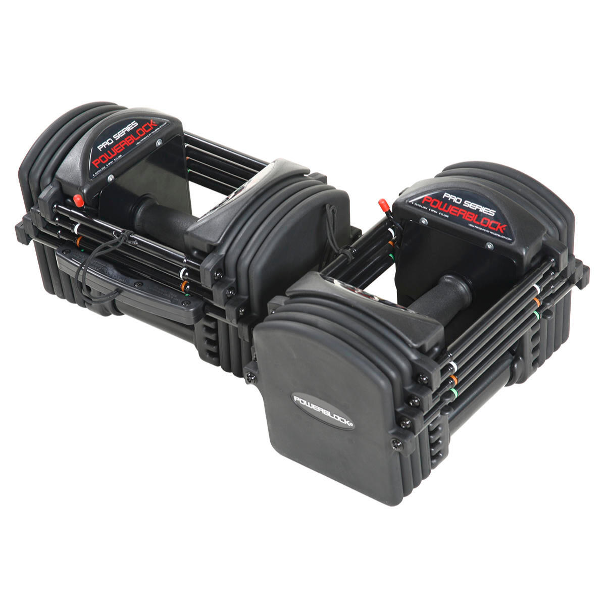 PowerBlock Pro EXP Stage 1 Adjustable Dumbbells 3/4