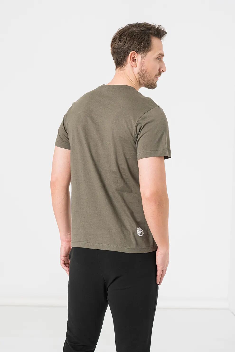 Tricou Casual Mana Bicicleta Barbati Castor Gray-XL 3/5