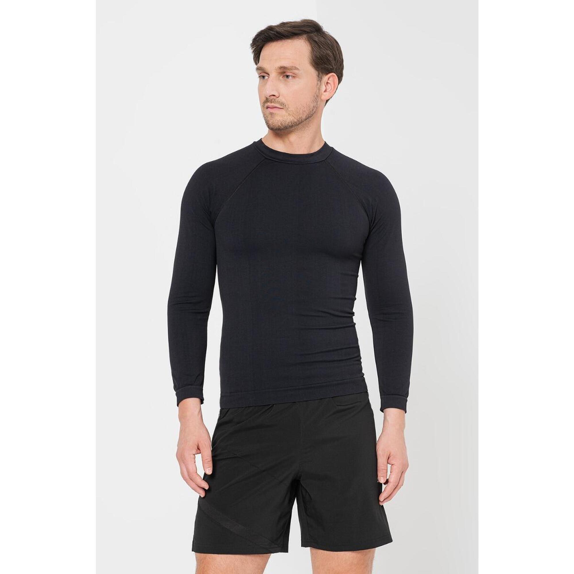 Tricou Base Layer Barbati Black-L