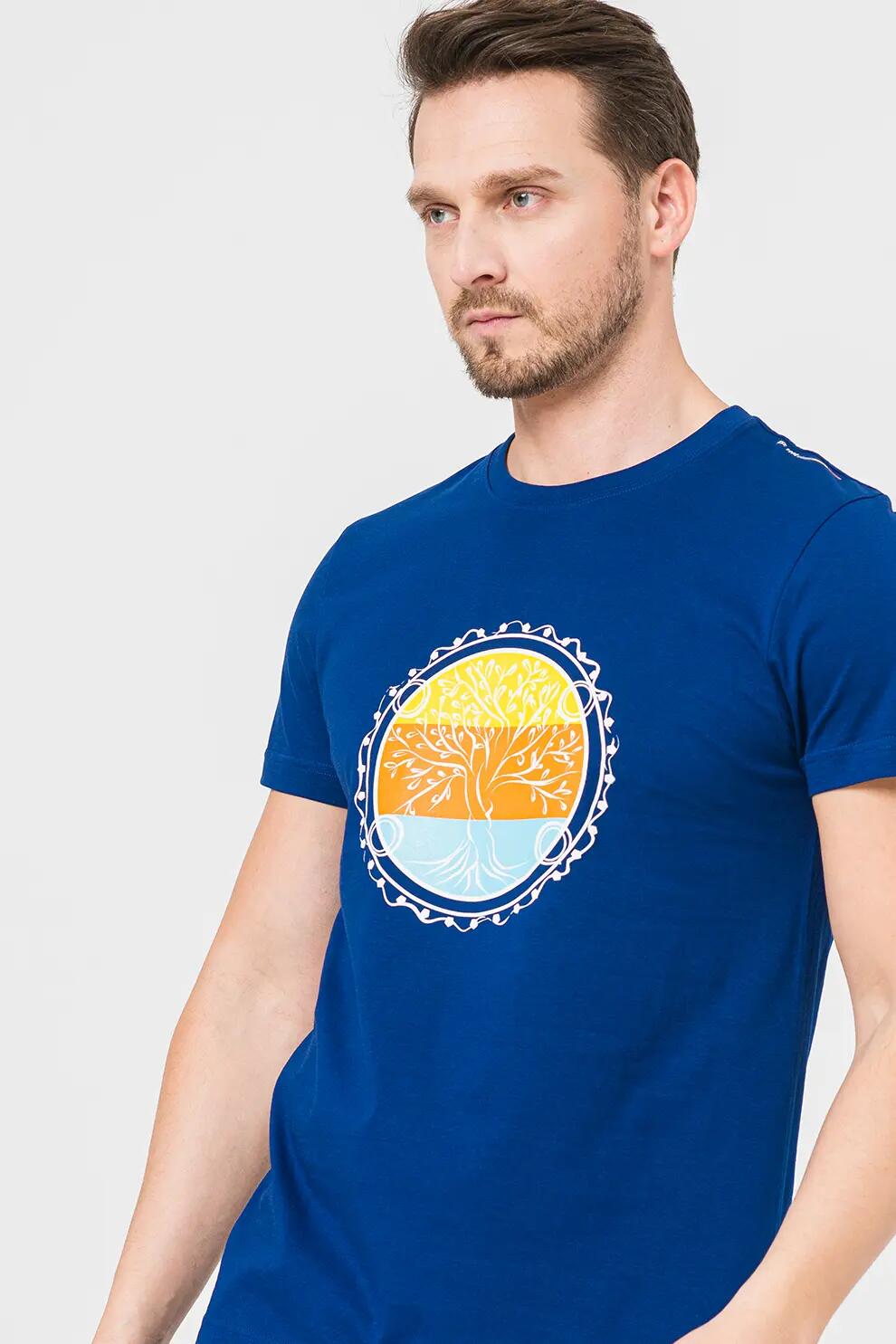 Tricou Roata Barbati Royal Blue-L 5/5
