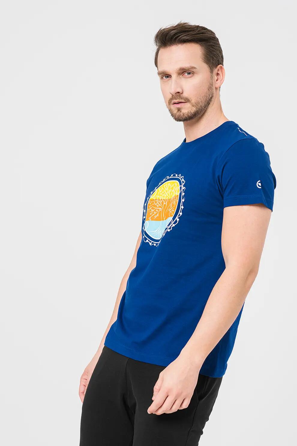 Tricou Roata Barbati Royal Blue-L 4/5