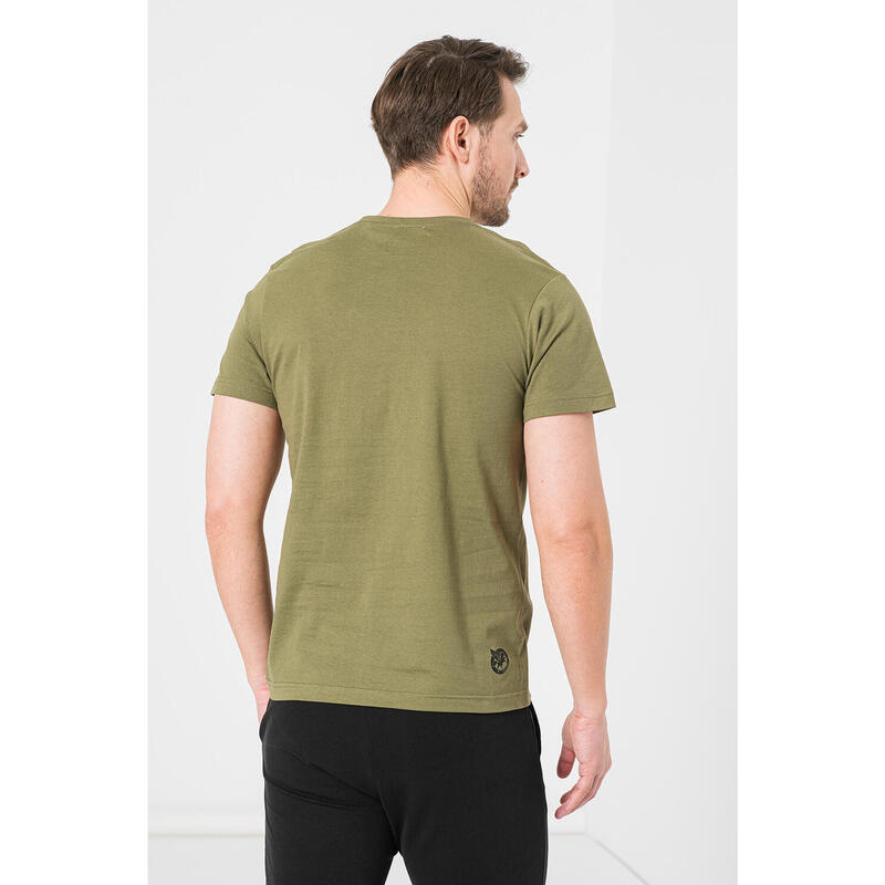 Tricou Casual Ciucas Barbati Kaki-S