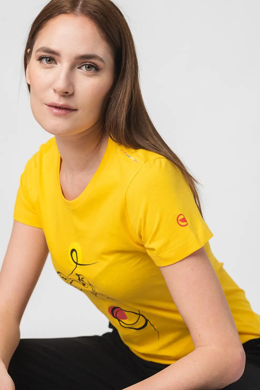 Tshirt Casual F Cal Pegas Yellow-L 5/5