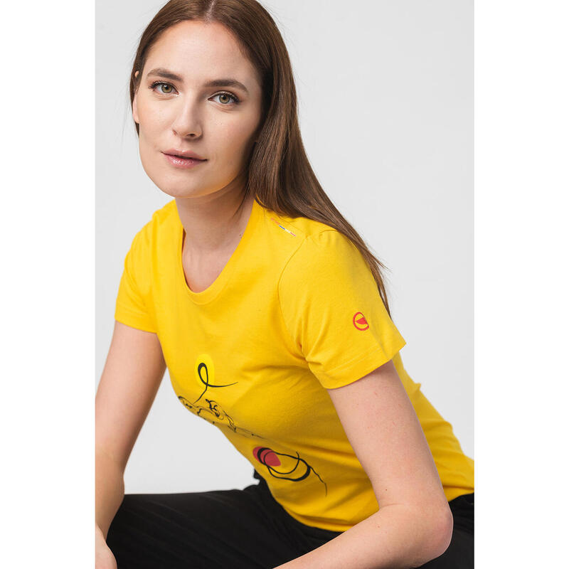Tshirt Casual F Cal Pegas Yellow-L