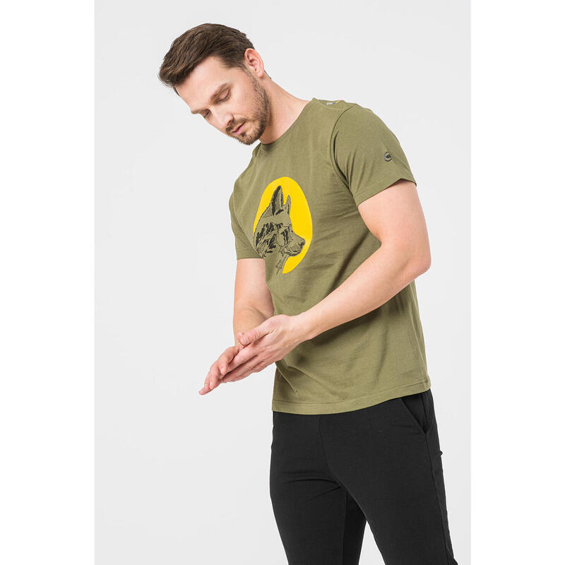 Tricou Casual Ciucas Barbati Kaki-XL