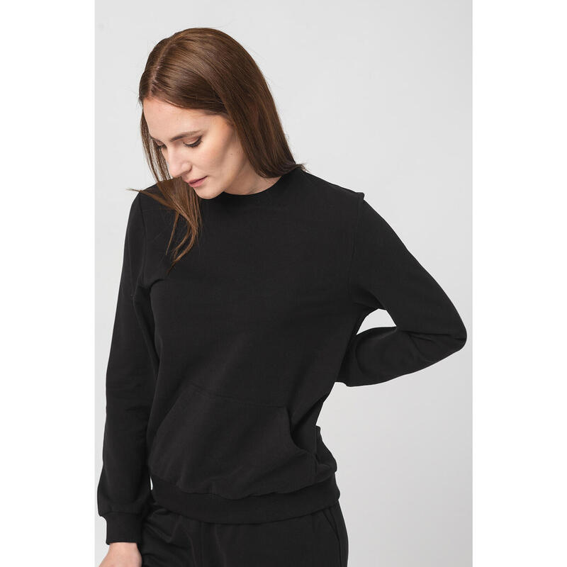 Bluza Coton Casual Femei Black-XS