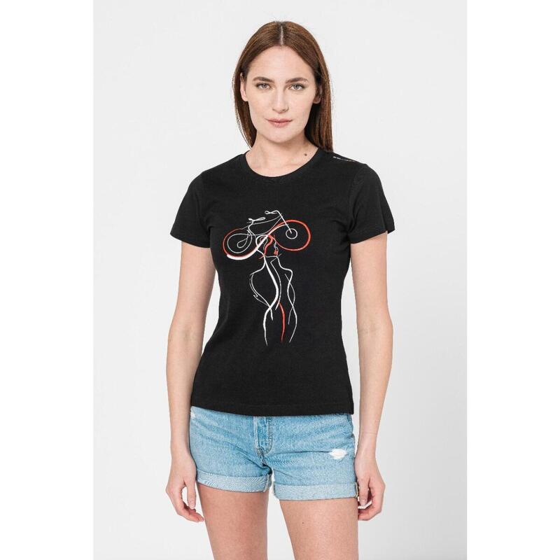 Tshirt Casual F Doamna Cu... Black-L