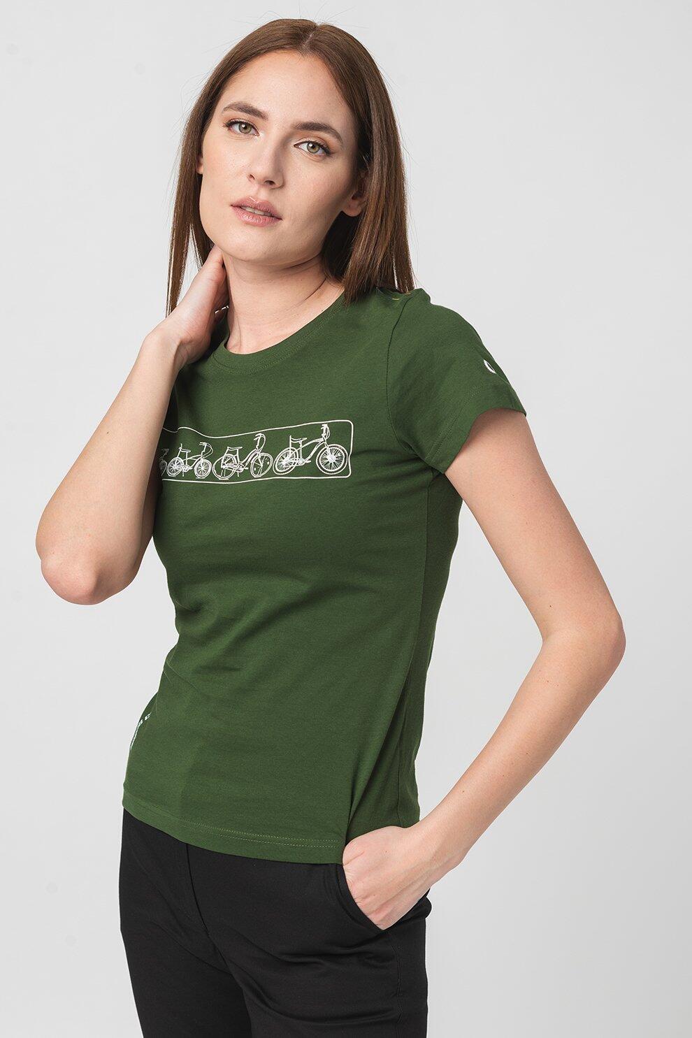 Tricou Multibike Pegas Femei Bottle Green-L