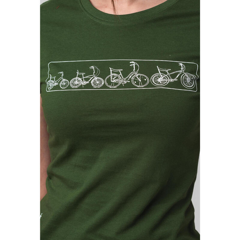 Tricou Multibike Pegas Femei Bottle Green-L