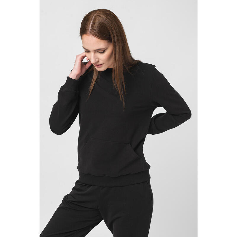 Bluza Coton Casual Femei Black-L
