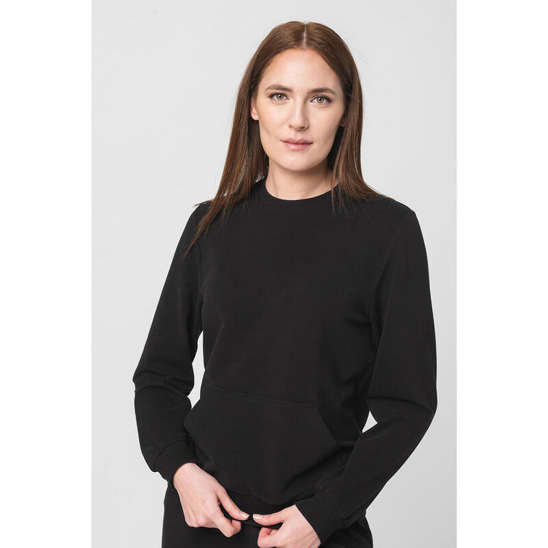 Bluza Coton Casual Femei Black-XS