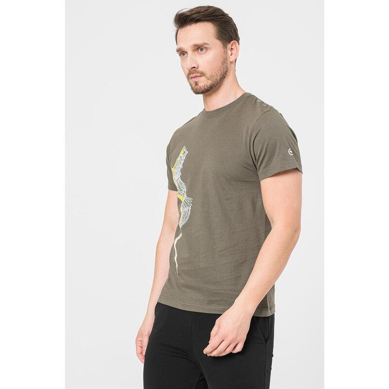 Tricou Casual Dracon Barbati Gray-XXL