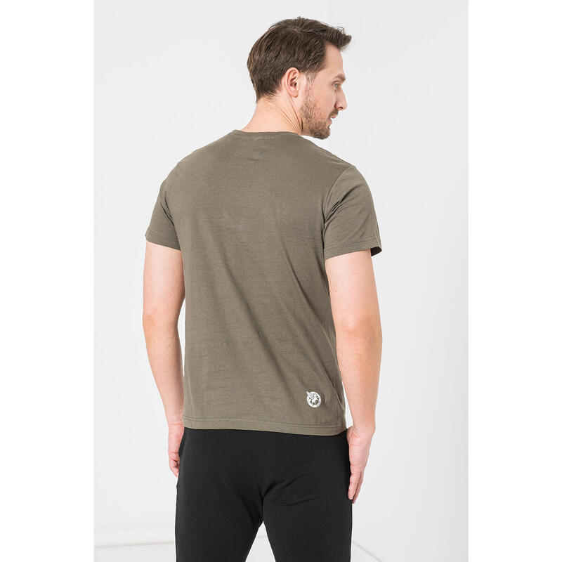 Tricou Casual Dracon Barbati Gray-XXL