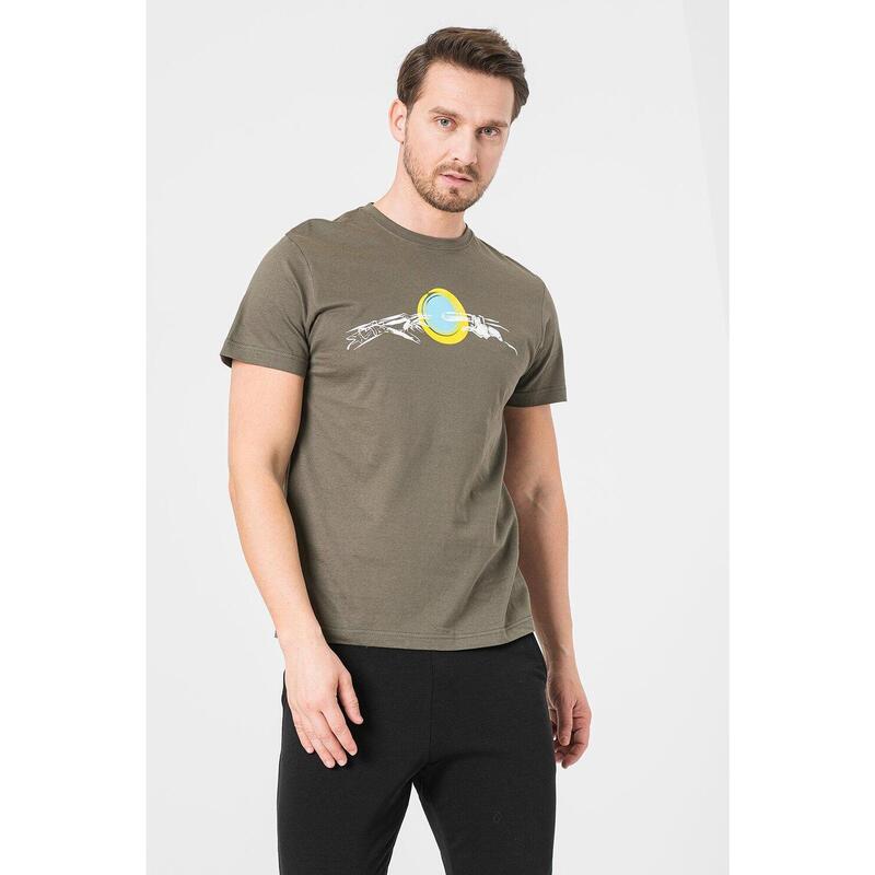 Tricou Casual Mana Bicicleta Barbati Castor Gray-M