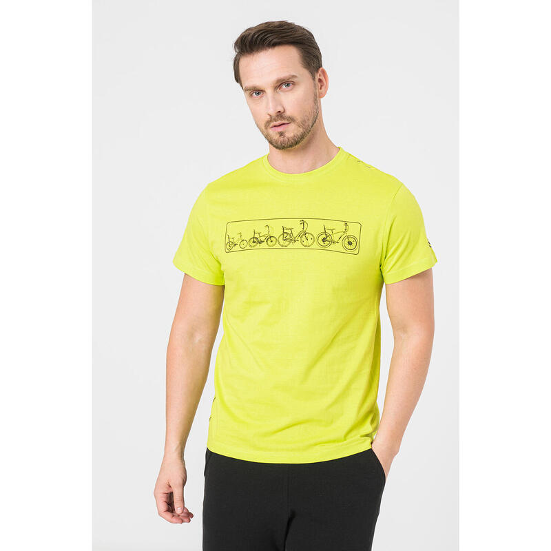 Tricou Multibike Pegas Barbati Lime Punch-L