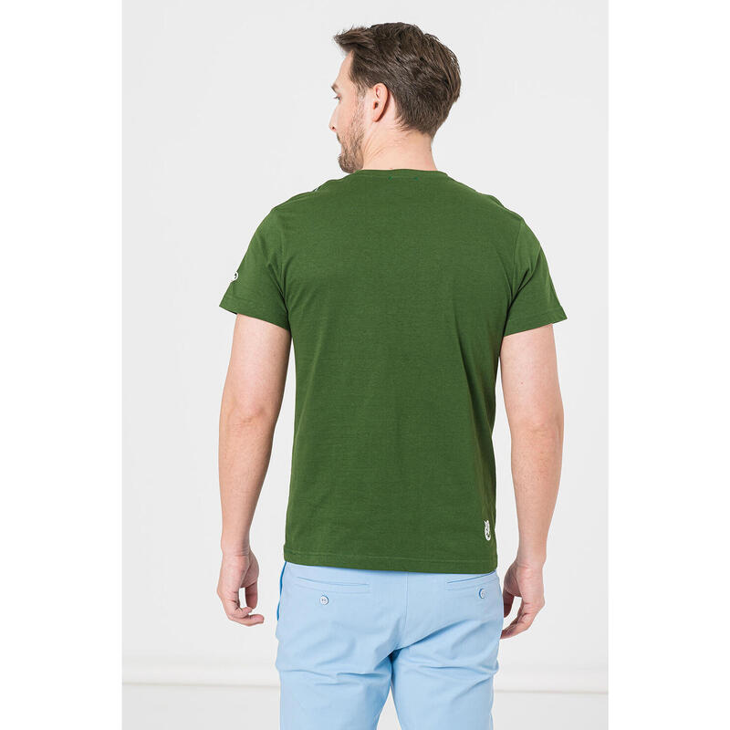 Tricou Casual Moldoveanu Barbati Bottle Green-XL