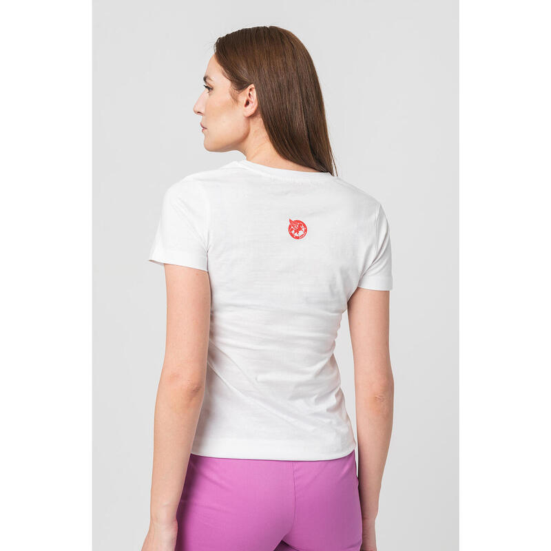 Tshirt Casual F Bicicleta Color White-S