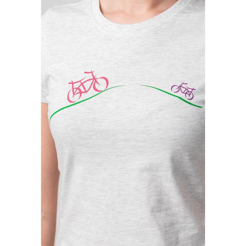 Tricou Casual Biciclete Familie Femei Light Grey-XS