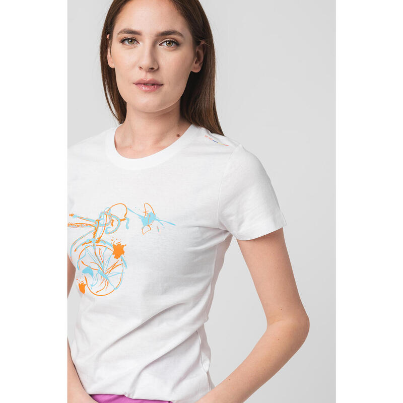 Tshirt Casual F Bicicleta Color White-S