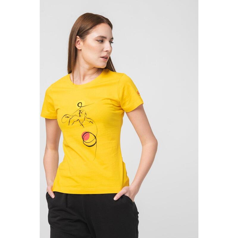 Tshirt Casual F Cal Pegas Yellow-XS