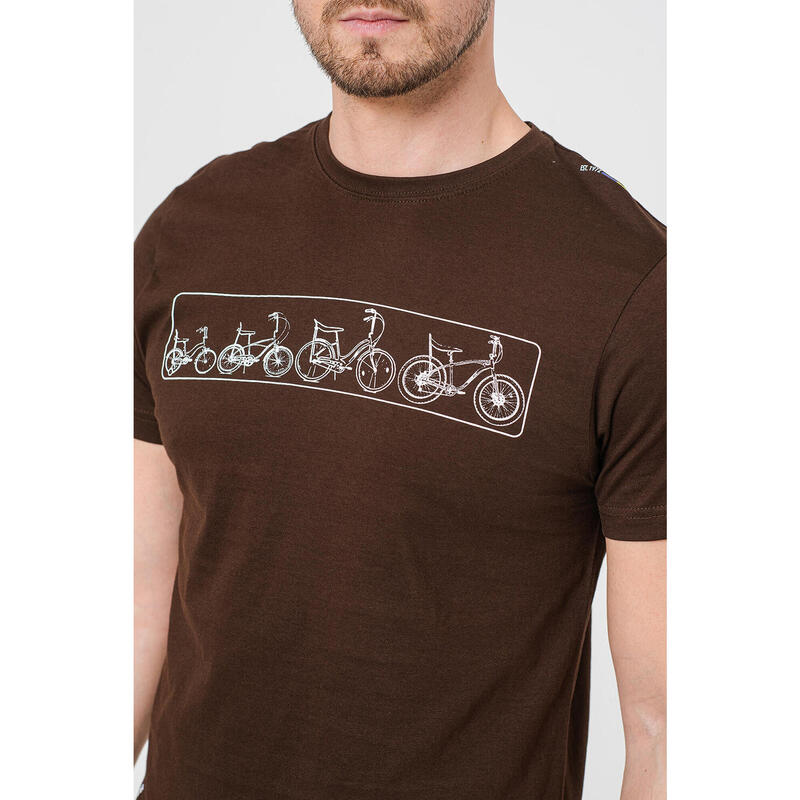 Tricou Multibike Pegas Barbati Coffee-L