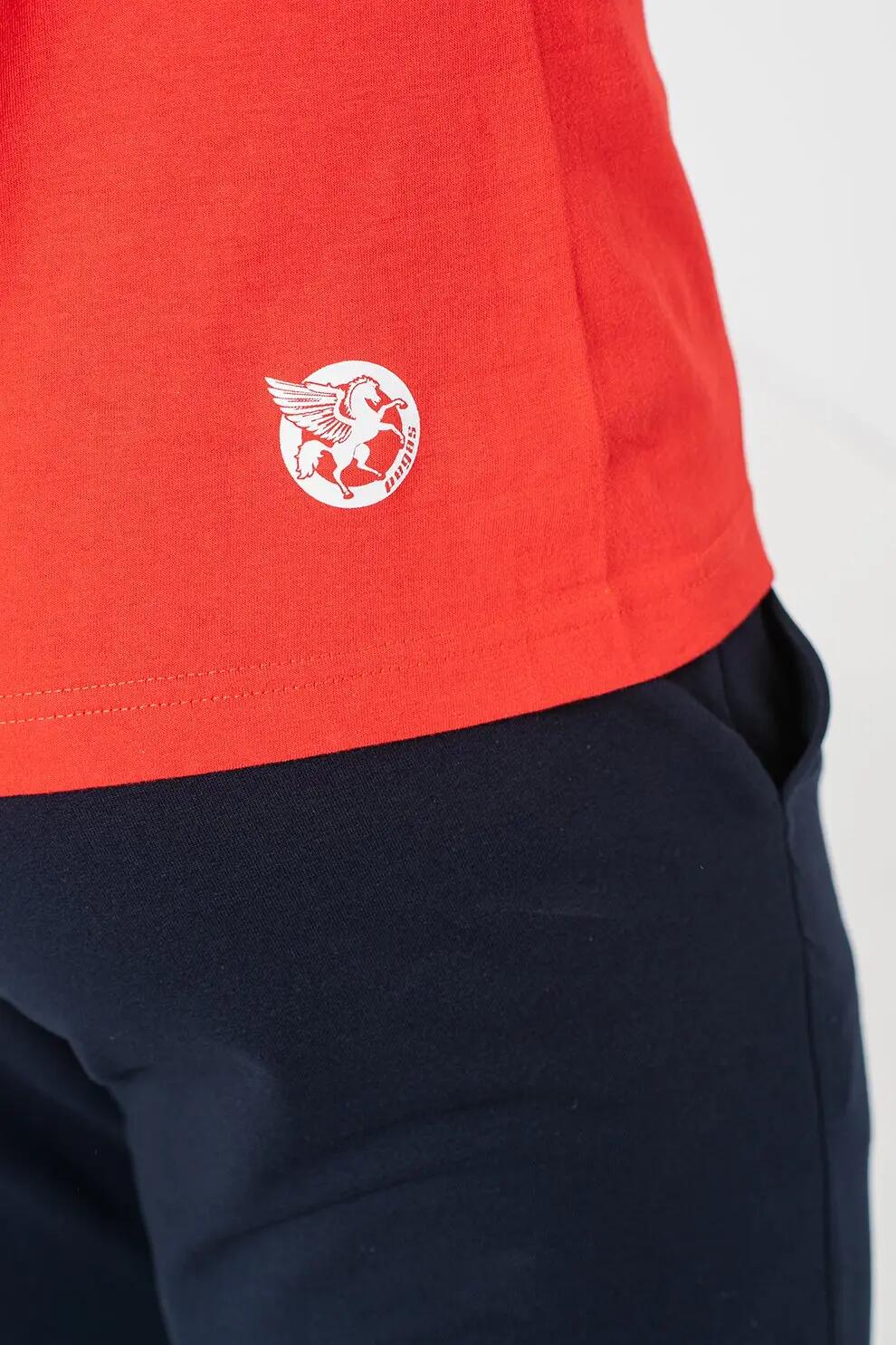Tricou Casual Sfinx Barbati Red-M 5/5