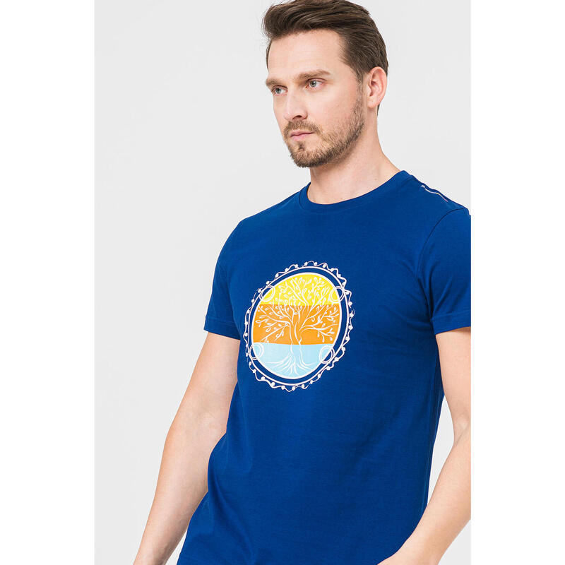 Tricou Roata Barbati Royal Blue-XXL