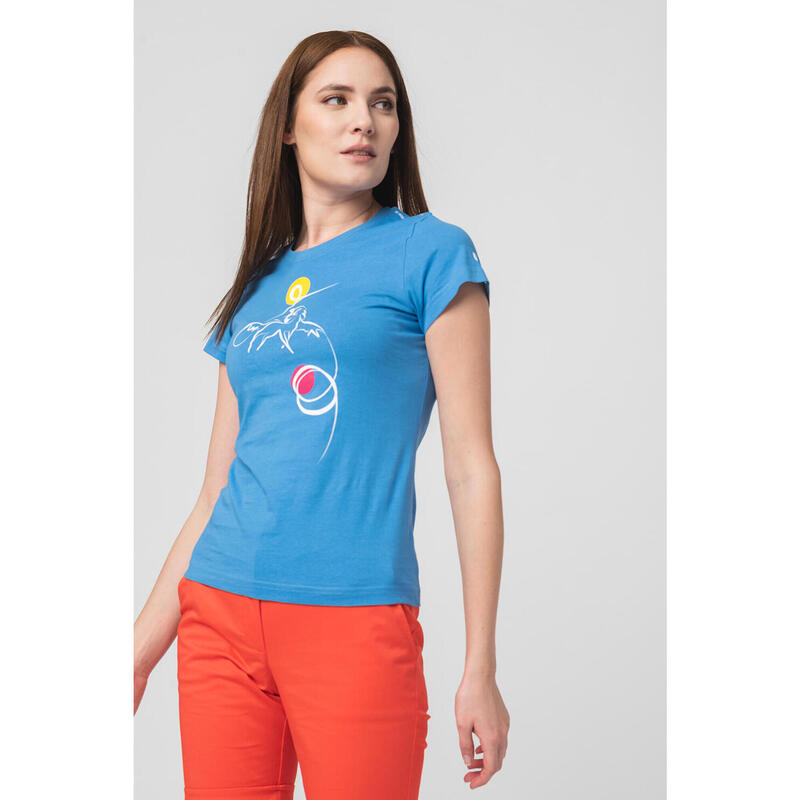 Tshirt Casual F Cal Pegas Azure-XS