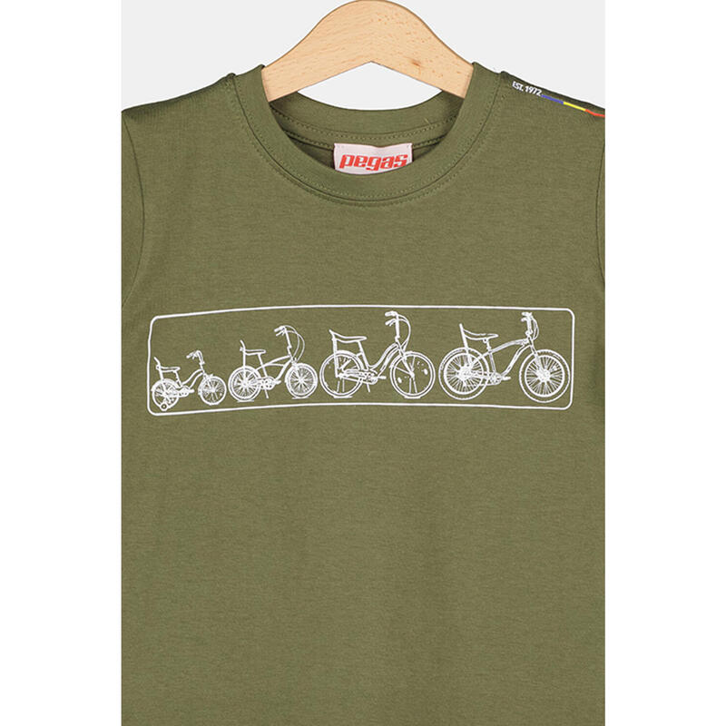 Tricou Multibike Pegas Copii Khaki-4