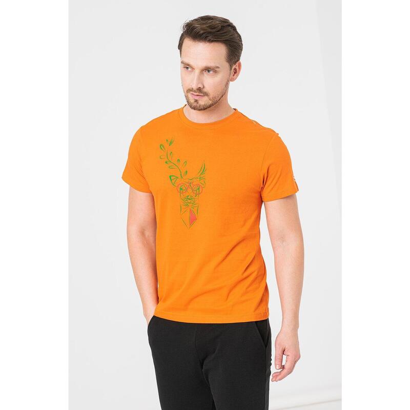 Tricou Cerb Familie Barbati Orange-XL