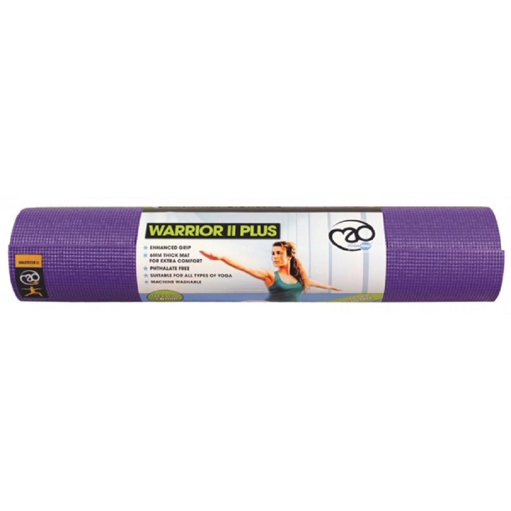 FITNESS-MAD Warrior II Yoga Mat (Purple)