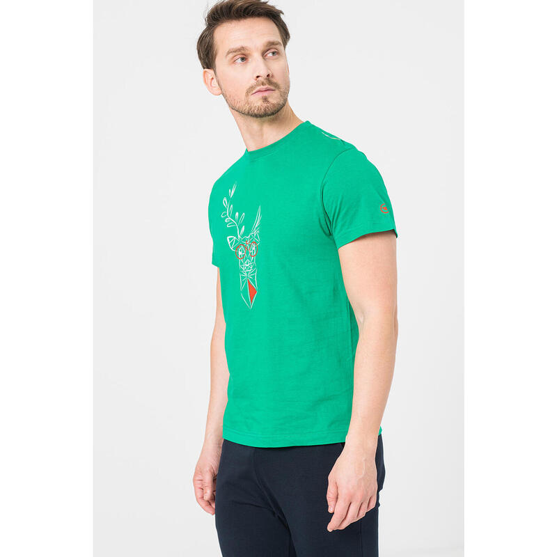 Tricou Cerb Familie Barbati K Green-XL