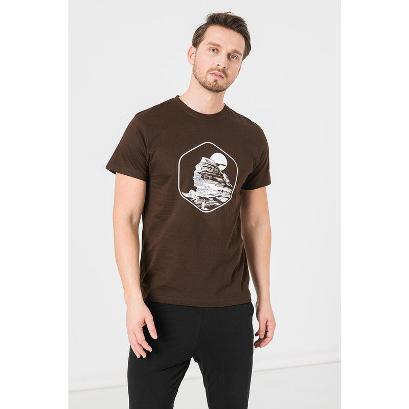 Tricou Casual Sfinx Barbati Coffee-S