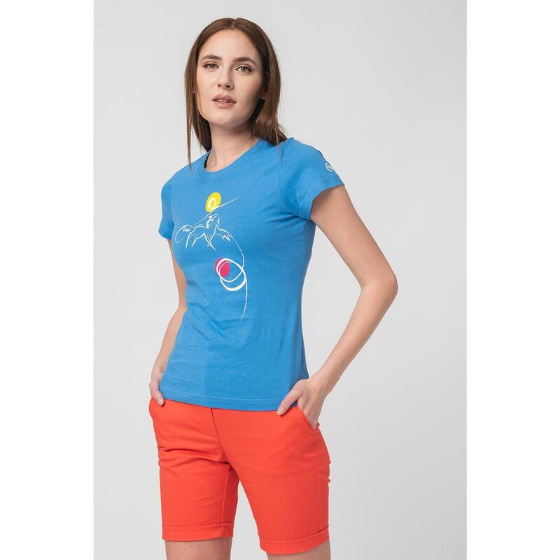 Tshirt Casual F Cal Pegas Azure-M