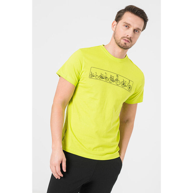 Tricou Multibike Pegas Barbati Lime Punch-XL