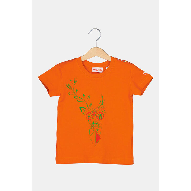 Tricou Cerb Familie Copii Orange-8