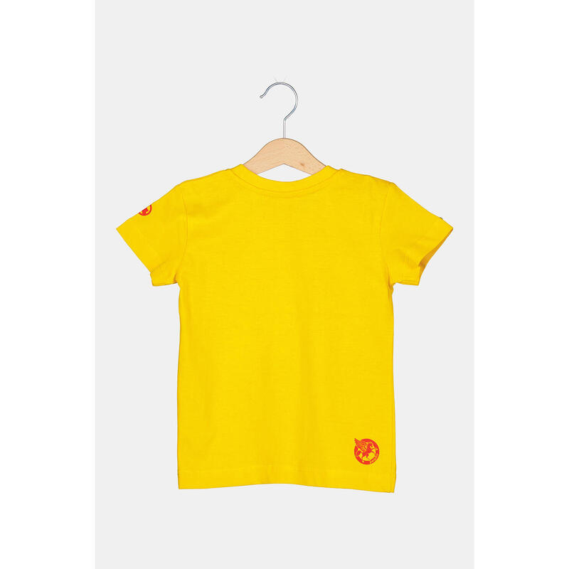 Tshirt Casual C Cal Pegas Yellow-4