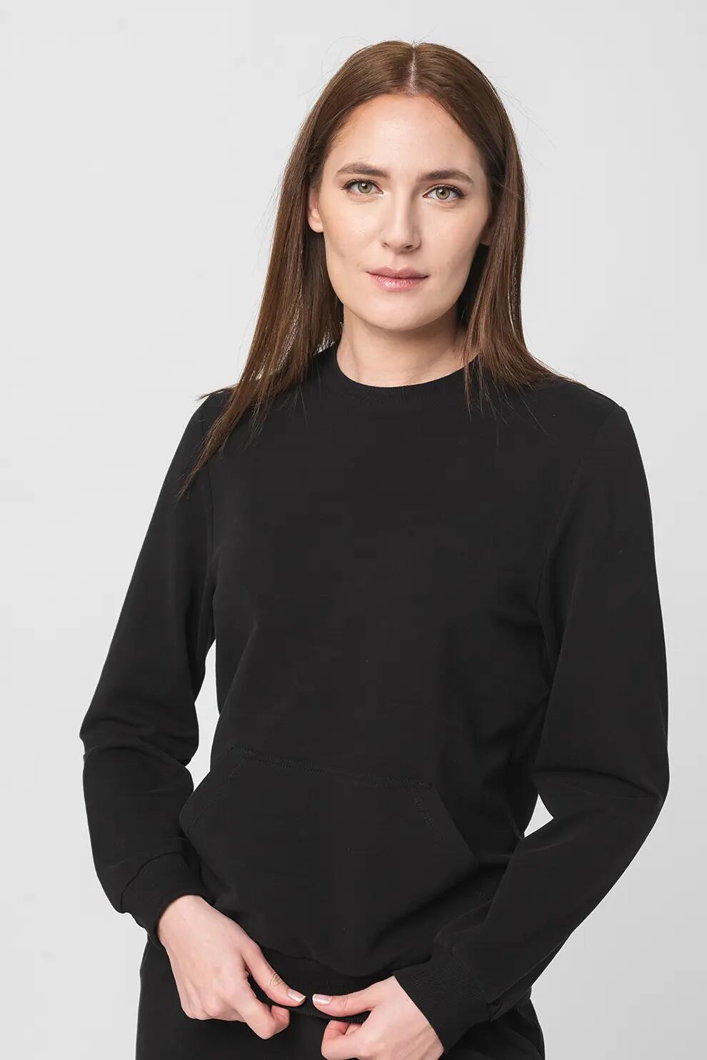 Bluza Coton Casual Femei Black-L 4/5