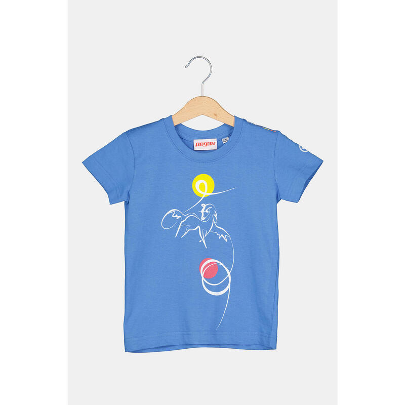 Tshirt Casual C Cal Pegas Azure-8