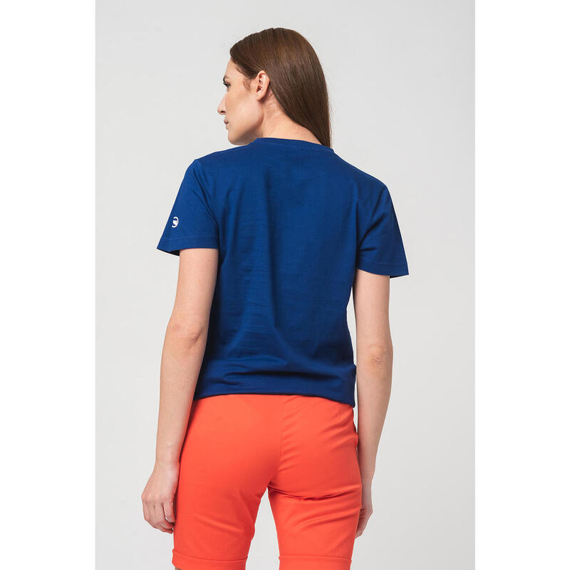 Tricou Logo Multicolor Femei Royal Blue-XL