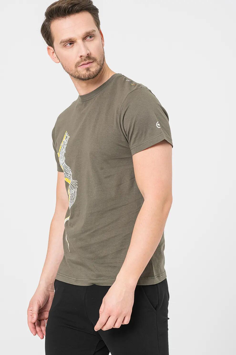 Tricou Casual Dracon Barbati Gray-M 4/5