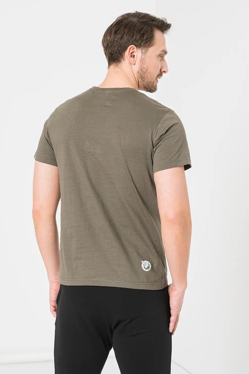 Tricou Casual Dracon Barbati Gray-M 3/5