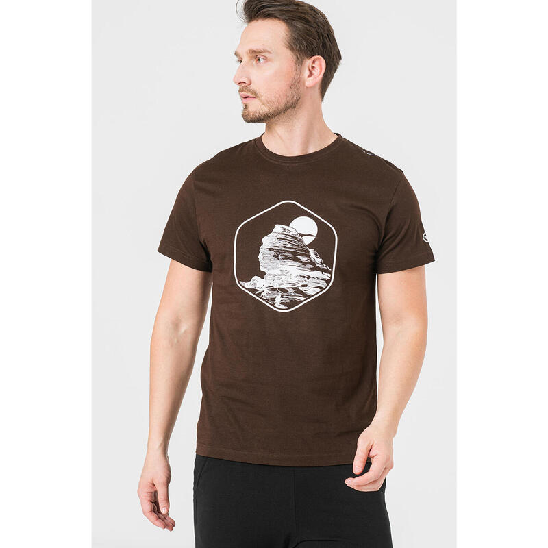 Tricou Casual Sfinx Barbati Coffee-XL