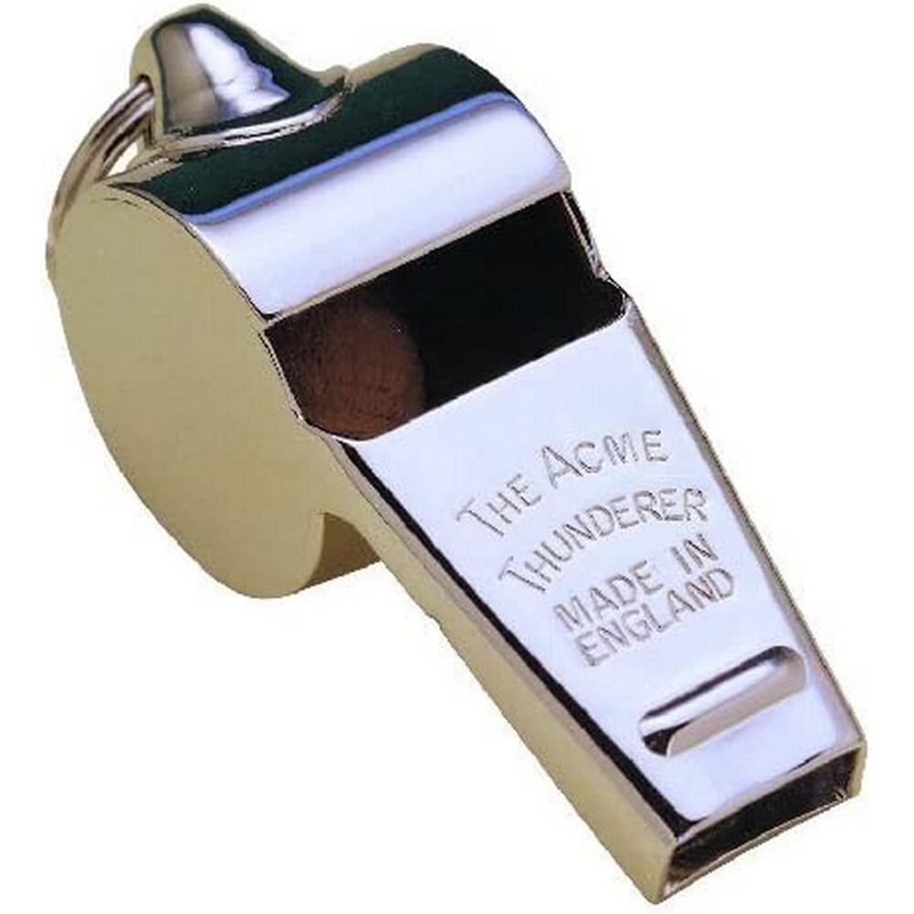 ACME Thunderer 60.5 Metal Sports Whistle (Silver)